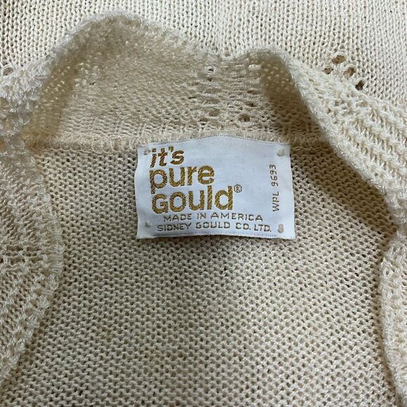 VINTAGE IT’S PURE GOULD Cardigan Sweater - Picture 5 of 7